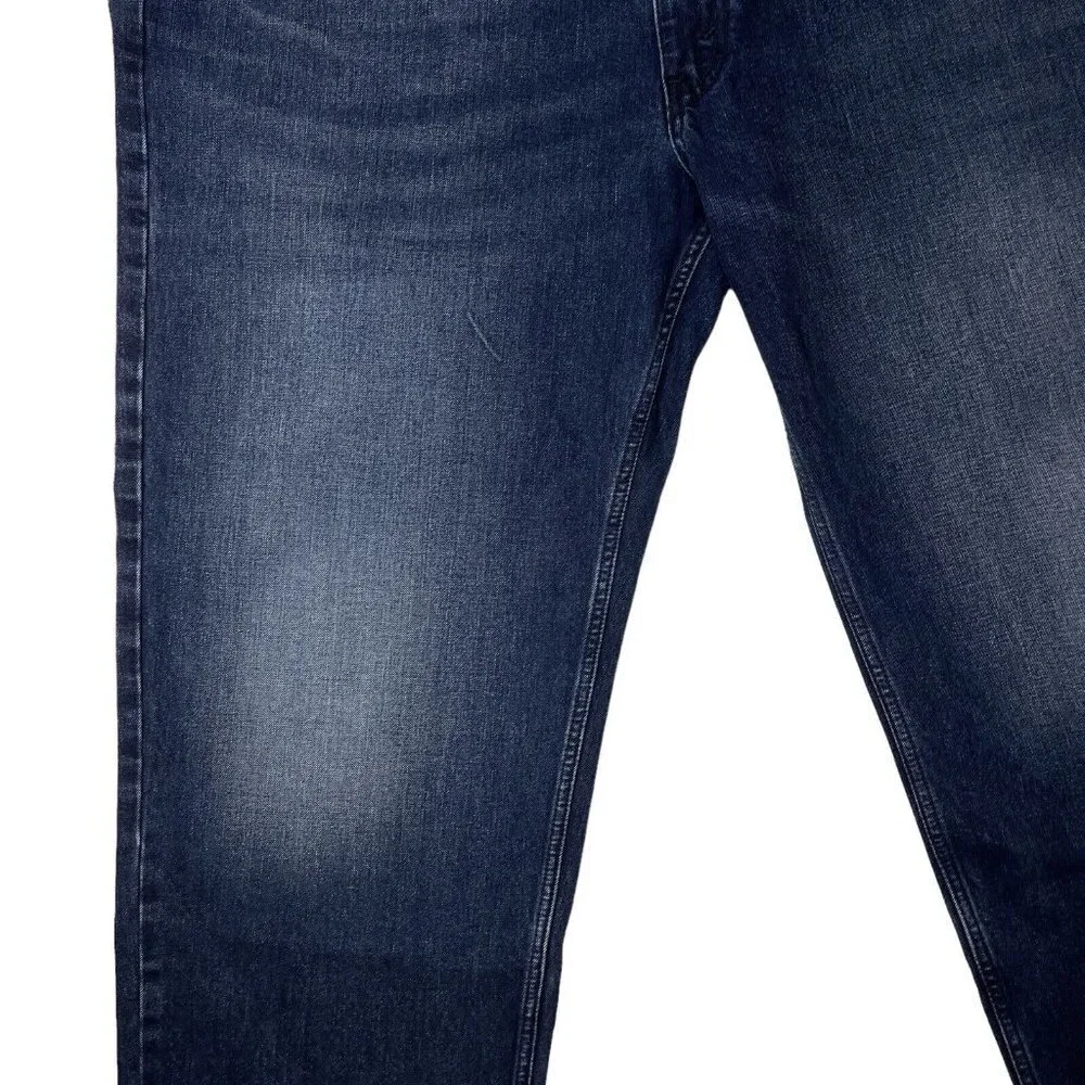 LEVI STRAUSS 550 Black Label Jeans Mens Relaxed Denim W50 L30 Straight Stretch‎